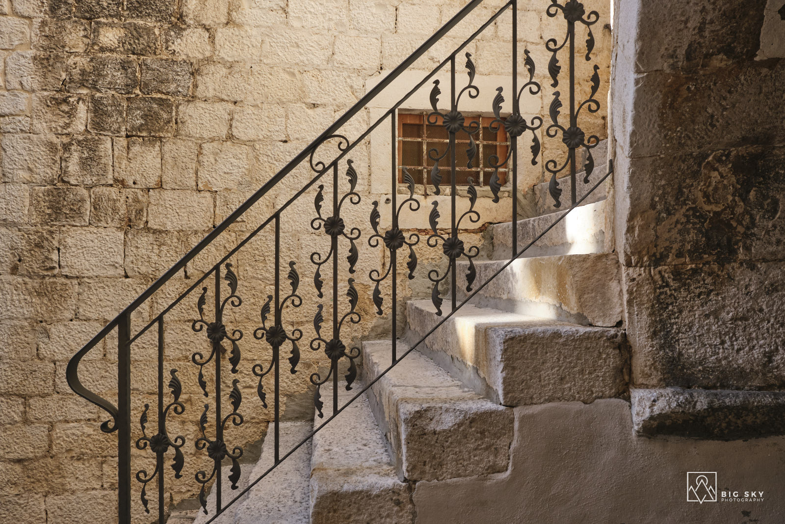 Treppenaufgang in der Altstadt von Trogir