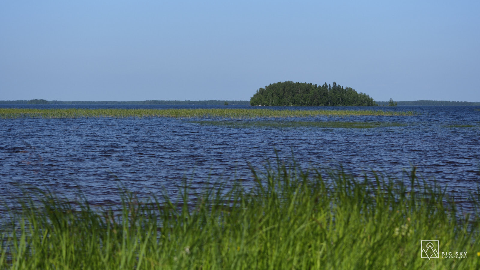 Der Lestijaervi-See, einer von tausenden Seen Finnlands