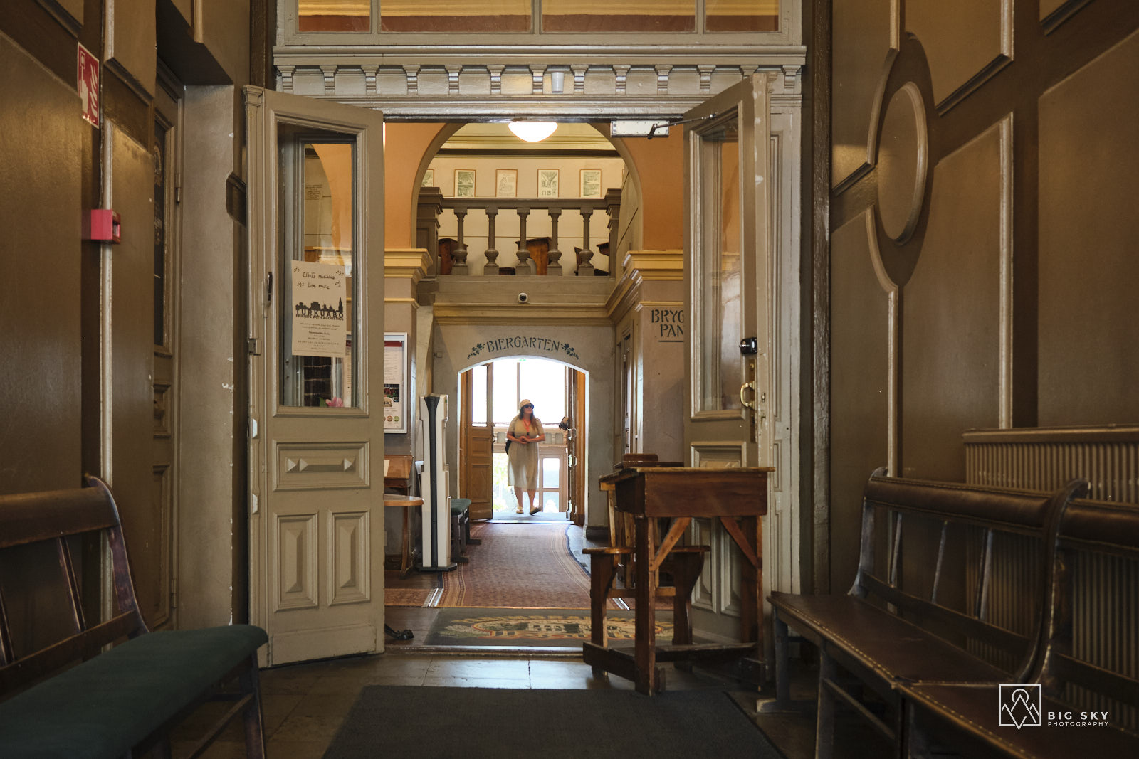 Panimoravintola Koulu ist eine kleine Brauerei mit Biergarten in einer alten Schule in Turku