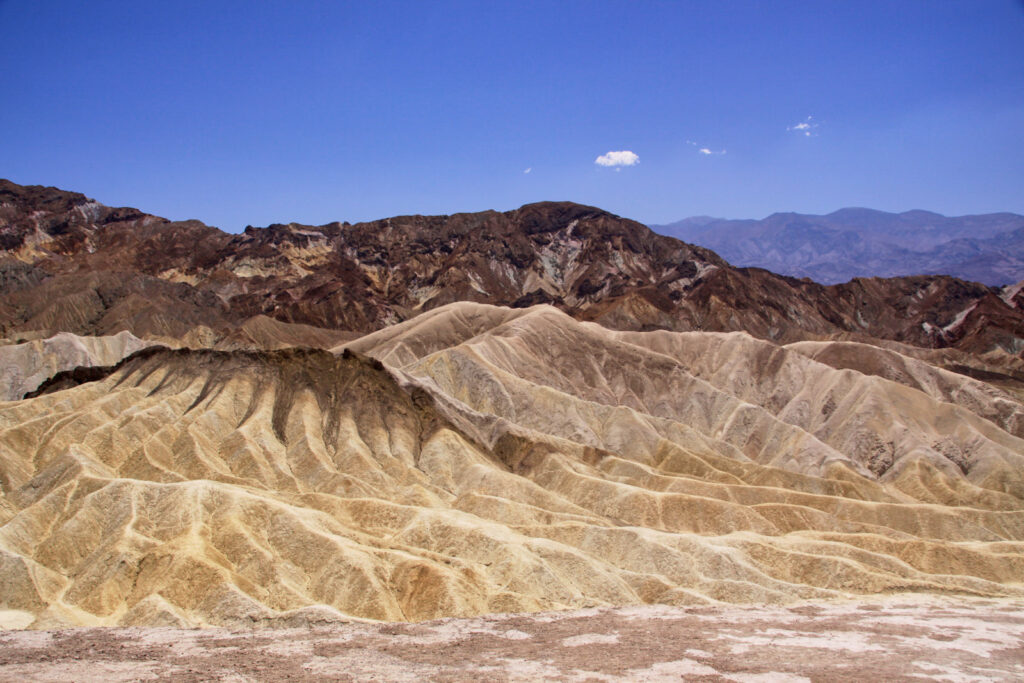 Gebirgslandschaft im Death Valley in Kalifornien