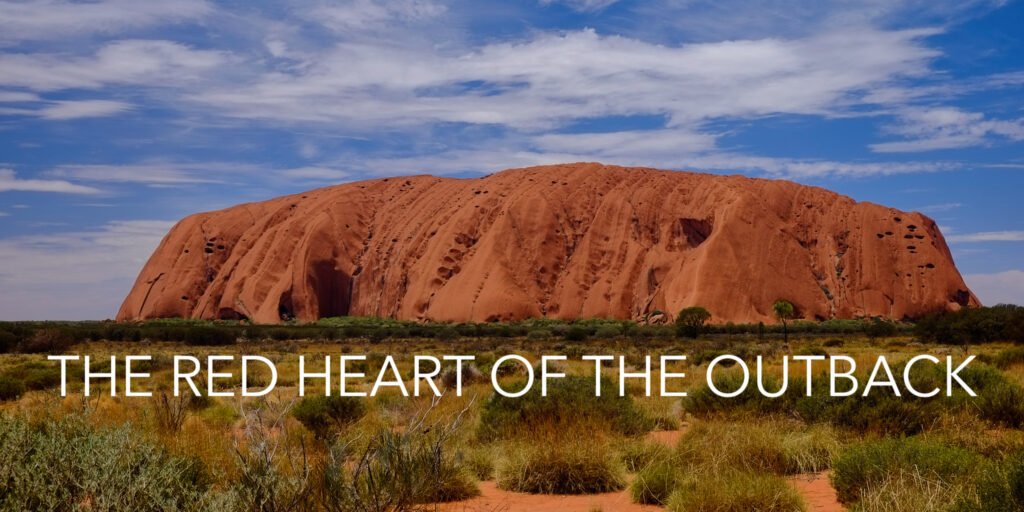 Ayers Rock oder Uluru im roten Herzen Australiens