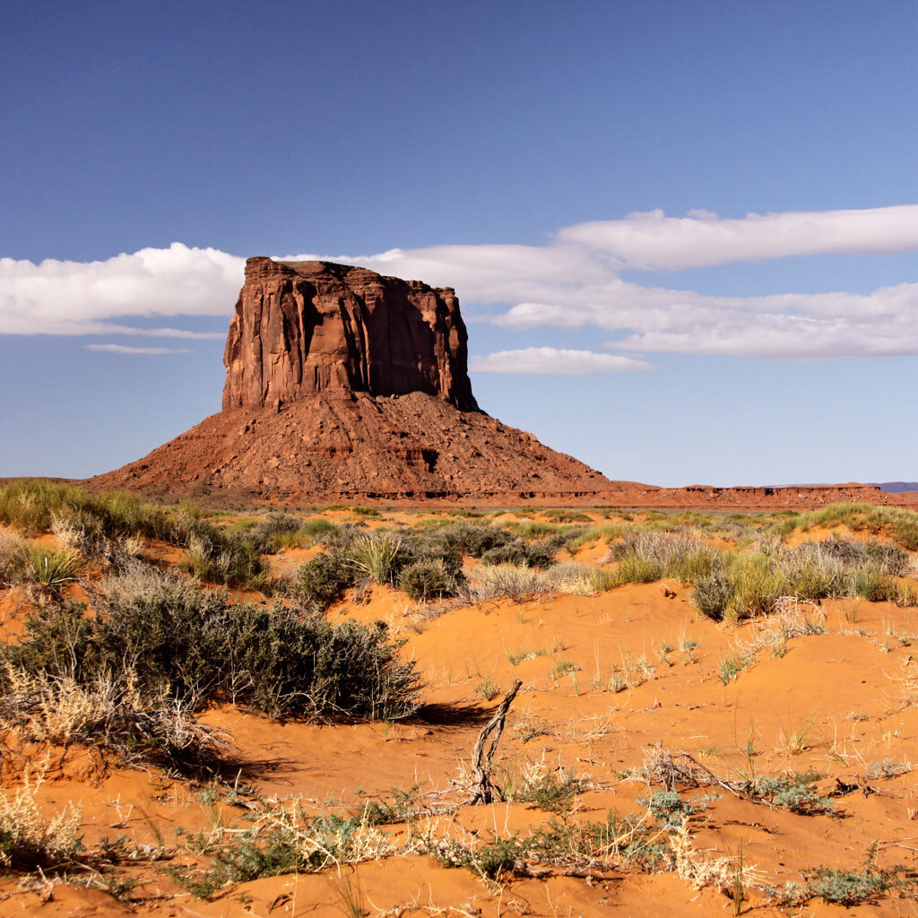 Standsteinfelsen im Monument Valley in Arizona