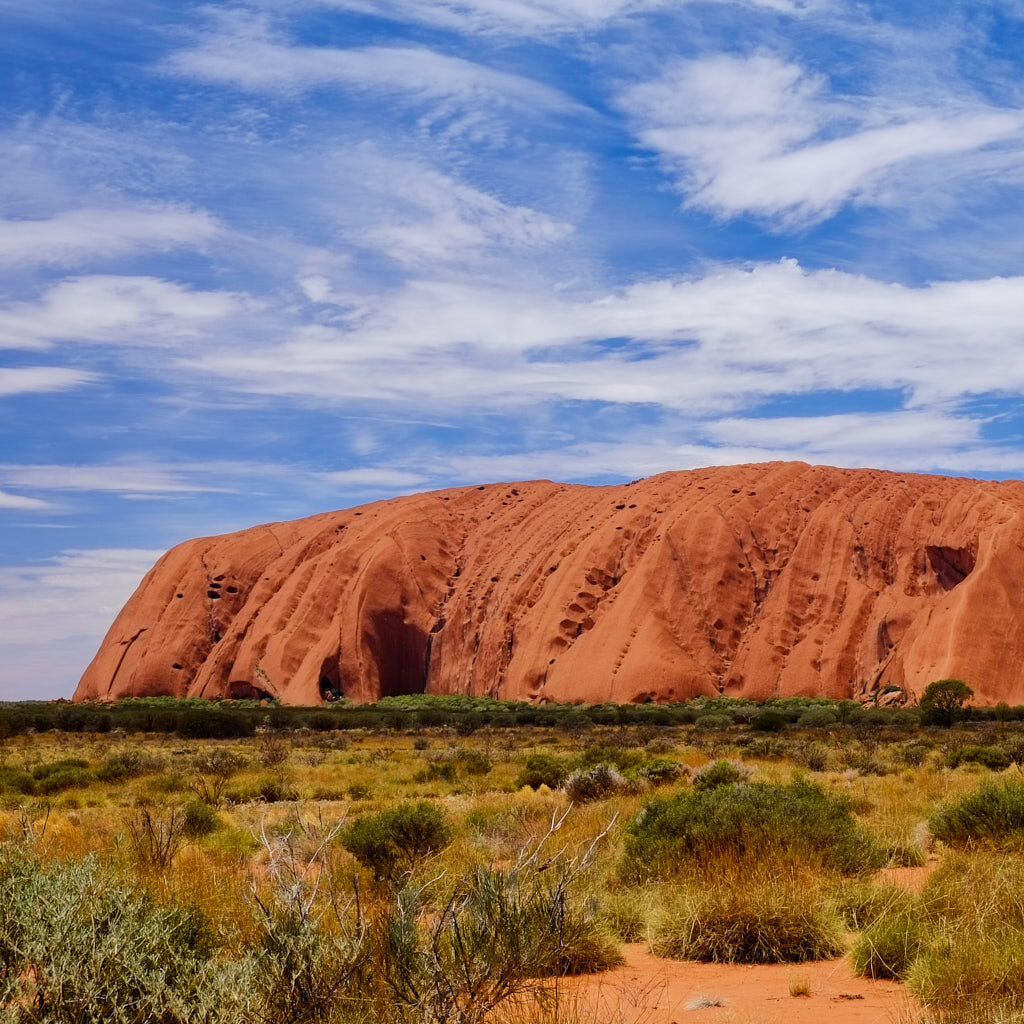 Ayers Rock (Uluru) im Red Centre von Australien