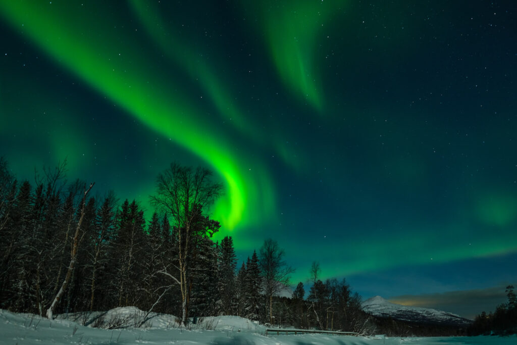 Polarlicht in Tromsö in Nordnorwegen